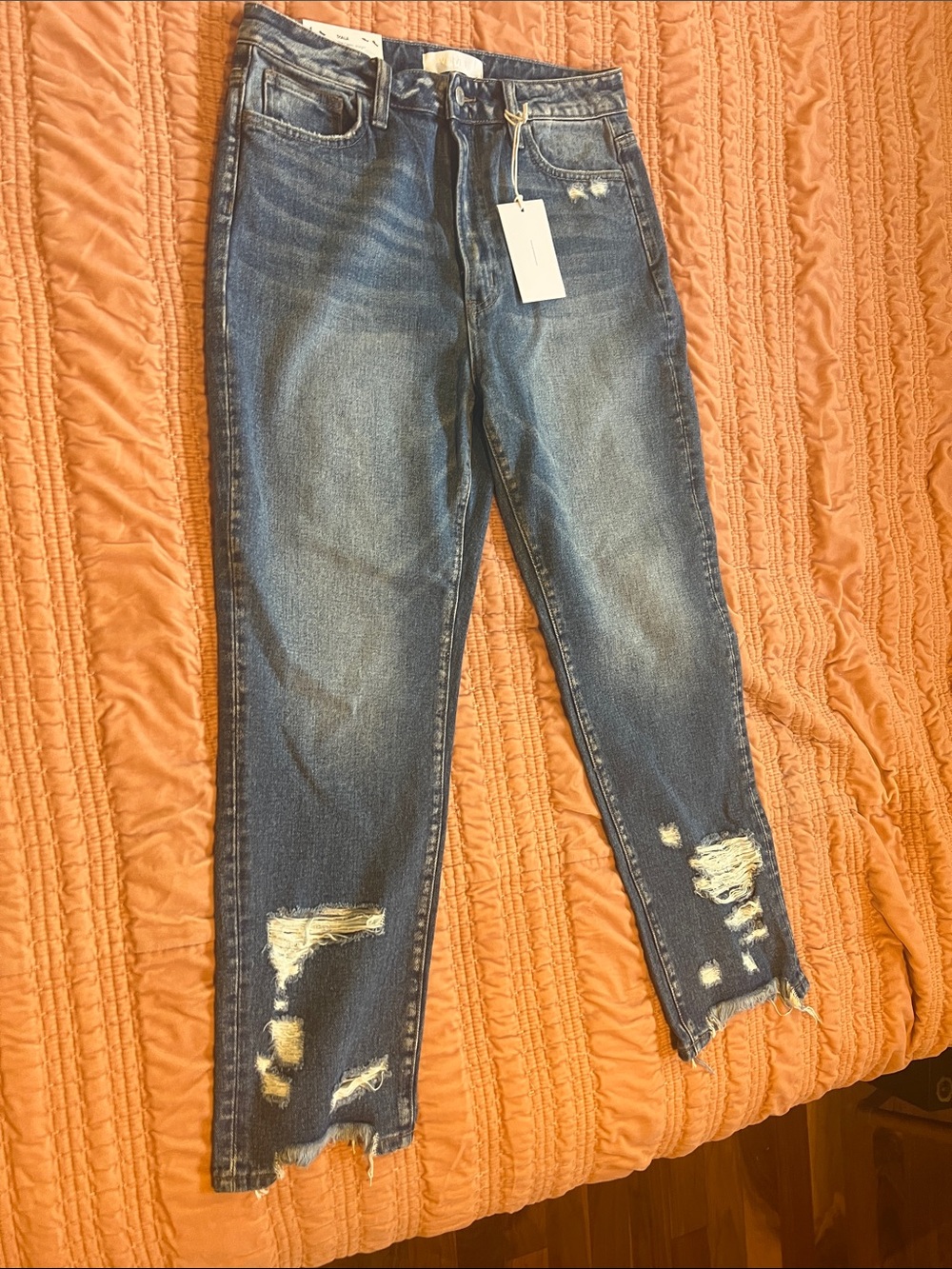 Vervet super high rise classic straight leg